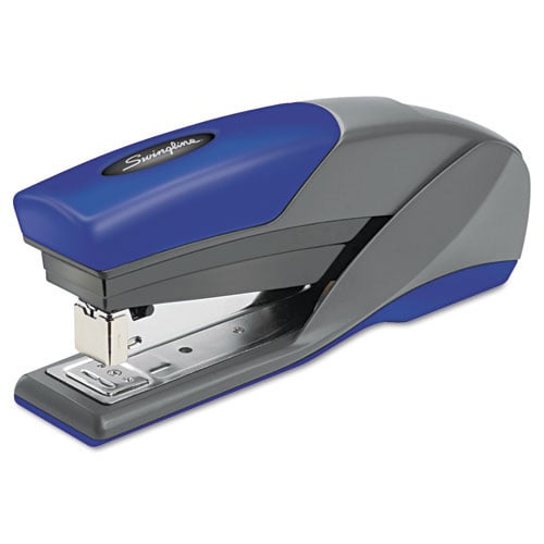 Swingline Gray/Blue Optima 25 Reduced Effort Full-Strip Stapler - 66404