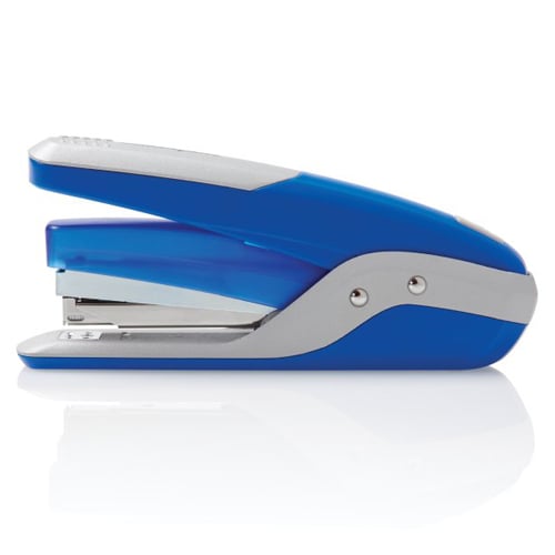 Swingline Blue/Silver Quick Touch 28-Sheet Full Strip Metal Stapler - 64584