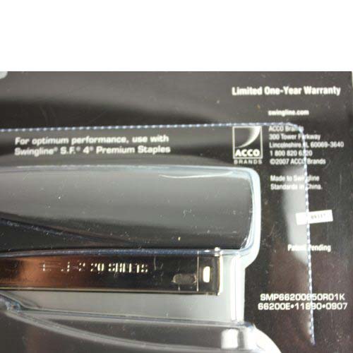 Swingline Charcoal Companion Desk Stapler - 66201