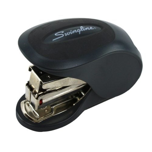 Swingline Charcoal LightGrip Reduced Effort Mini Stapler