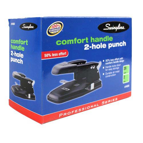 Swingline Comfort Handle 2-Hole Punch - 74050