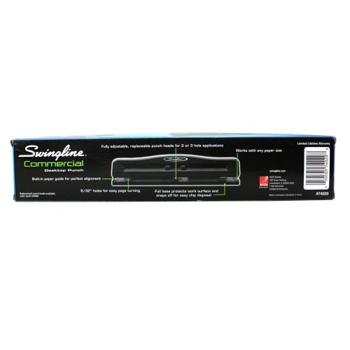 Swingline Commercial Desktop 2-3 Hole Punch - 74020