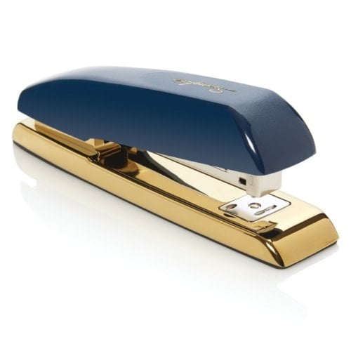 Swingline Durable 20-Sheet Navy/Gold Desk Stapler - 64702 - Clearance Sale