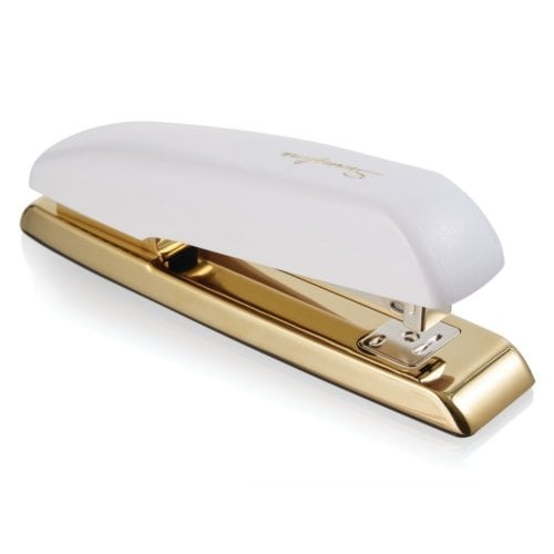 Swingline Durable 20-Sheet White/Gold Desk Stapler - 64701