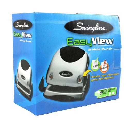 Swingline EasyView 2-Hole Punch - 74055