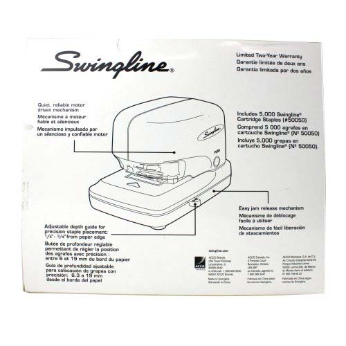 Swingline Gray Cartridge Electric Stapler - 69001