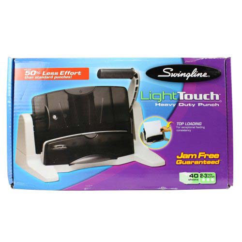 Swingline LightTouch Heavy Duty 2-7 Hole Punch - 74357