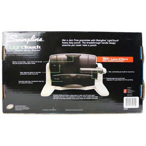 Swingline LightTouch Heavy Duty 2-7 Hole Punch - 74357