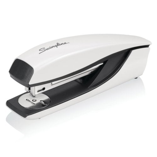 Swingline NeXXt WOW White Metal Full Strip Desktop Stapler - 55047001