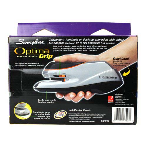 Swingline Optima Grip Electric Stapler - 48207