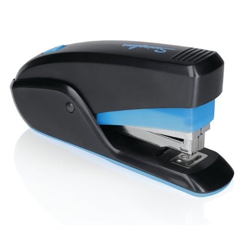 Swingline Quick Touch Black/Blue 15-Sheet Compact Stapler - SWI64564