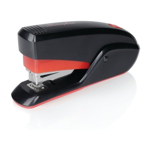 Swingline Quick Touch Black/Red 15-Sheet Compact Stapler - SWI64565