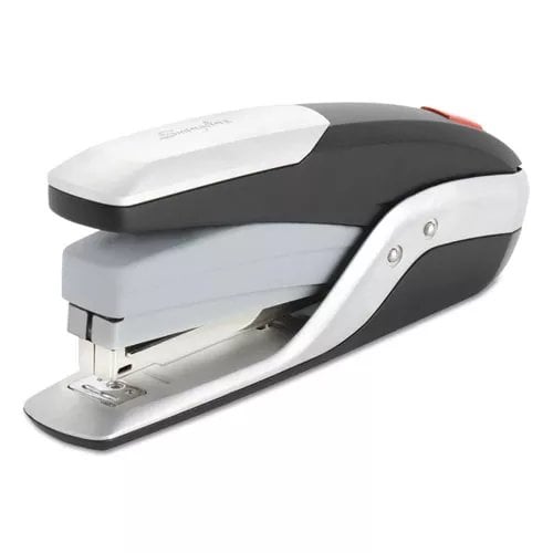 Swingline Black/Silver Quick Touch 28-Sheet Full Strip Metal Stapler - 64580 - Clearance Sale