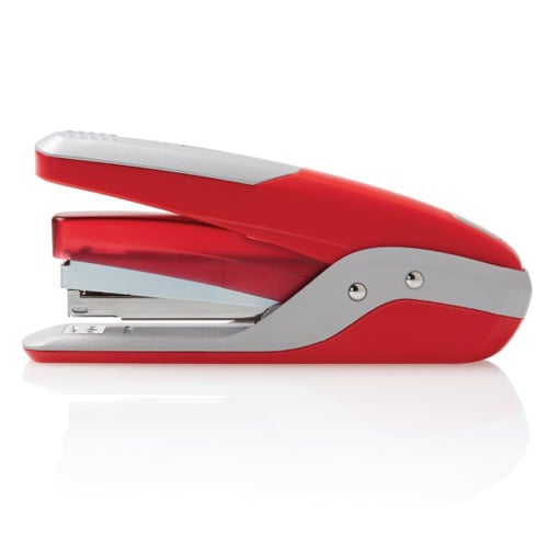 Swingline Red/Silver Quick Touch 28-Sheet Full Strip Metal Stapler - 64589