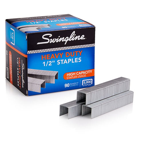 Swingline S.F. 39 Heavy Duty 1/2" Staples 5000pk - 79392E