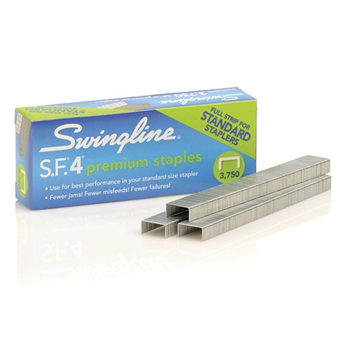 Swingline S.F.4 Full Strip 1/4" Premium Staples (3750/Box) - 35452