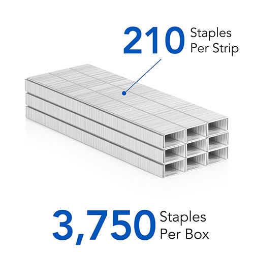 Swingline S.F.4 Full Strip 1/4" Premium Staples (3750/Box) - 35452