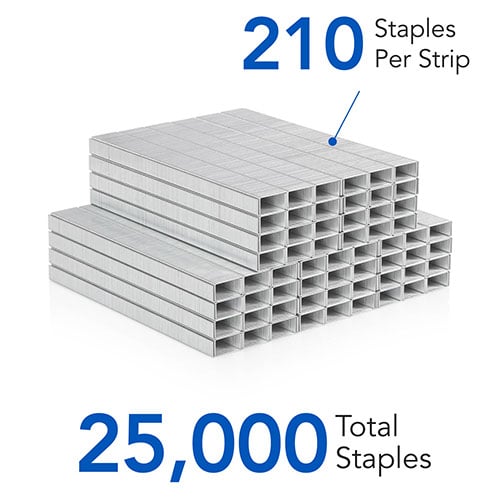 Swingline S.F.4 Full Strip 1/4" Premium Staples (5000/Box) - 5 Boxes - Clearance Sale