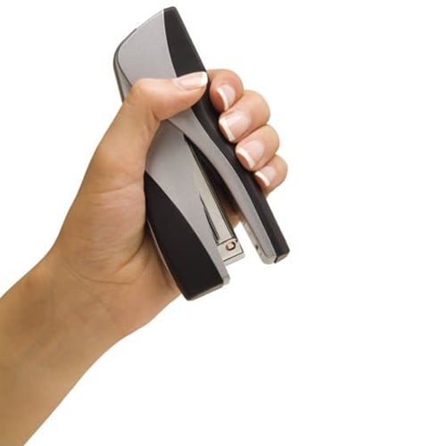Swingline Silver Optima Grip Compact Jam Free Stapler - 87816F - Clearance Sale