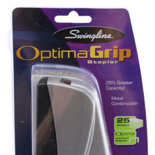 Swingline Silver Optima Grip Jam Free Desk Stapler - 87811E - Clearance Sale