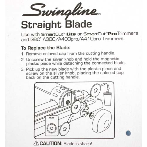Swingline SmartCut Pro Straight Cutting Blade 2pk - 9212RB