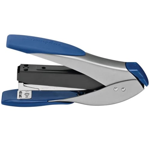 Swingline Smarttouch Silver and Blue Compact Stapler - S7066532