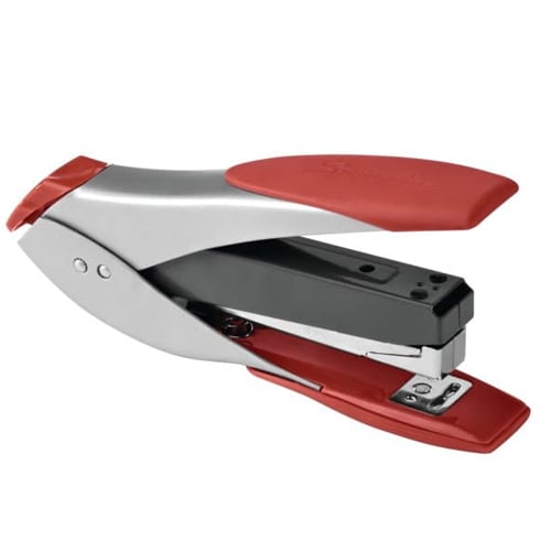 Swingline SmartTouch Silver and Red Compact Stapler - S7066533