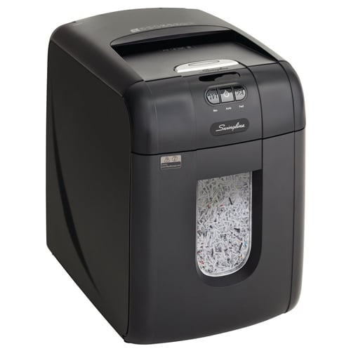 Swingline Stack-and-Shred 100M Hands Free Micro Cut Shredder - 1758571