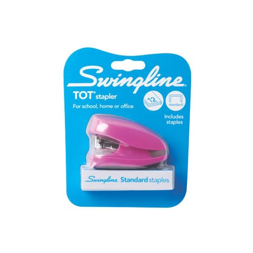 Swingline Tot Grip Pink Stapler - 79174
