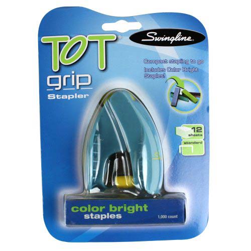 Swingline Tot Grip Portable Mini Stapler - 79168