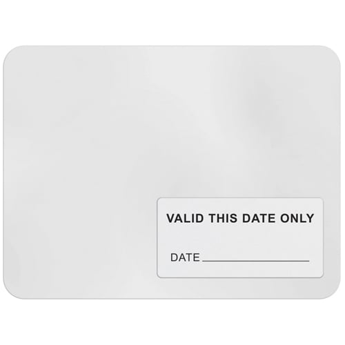 Expiring One Day TIMEtoken FRONTpart - Date - 1000pk