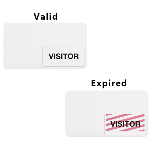 Thermal-Printable Clip-On Expiring TIMEtoken Badge - Blank - 1000pk