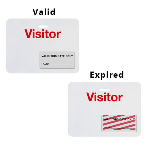 Expiring Half Day TIMEtoken FRONTpart - Date - 1000pk