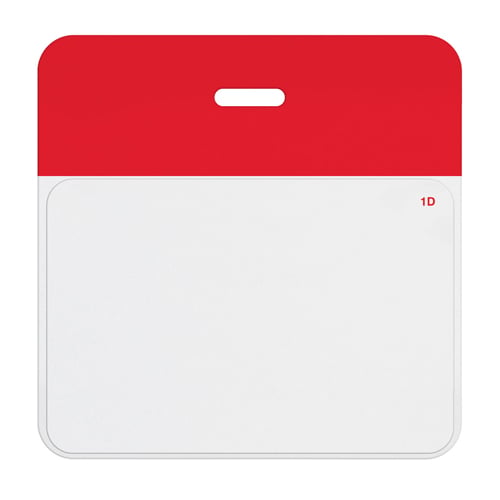 Inkjet-Printable TIMEjet Expiring One Day Badge FRONTpart-Blank-500pk