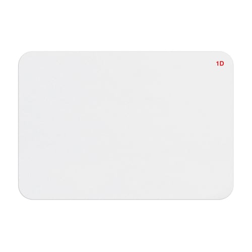 Thermal-Printable TIMEBadge Expiring One Day Badge FRONTpart - Blank