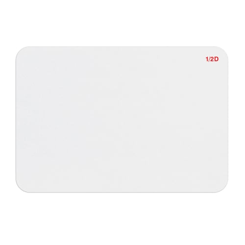Thermal-Printable TIMEBadge Expiring Half Day Badge FRONTpart - Blank