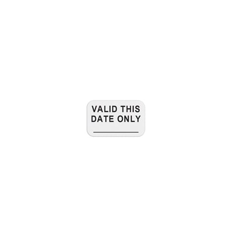 ONEstep Expiring TIMEtoken Indicator - Date - 1000pk