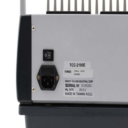 Tamerica TCC2100E Electric Plastic Comb Binding Machine