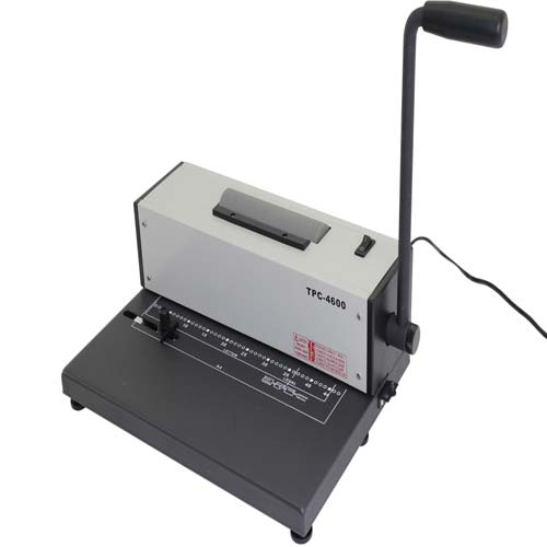 Tamerica TPC-4600 4:1 Coil Punch & Bind Machine with Crimping Pliers
