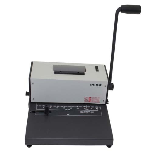 Tamerica TPC-4600 4:1 Coil Punch & Bind Machine with Crimping Pliers