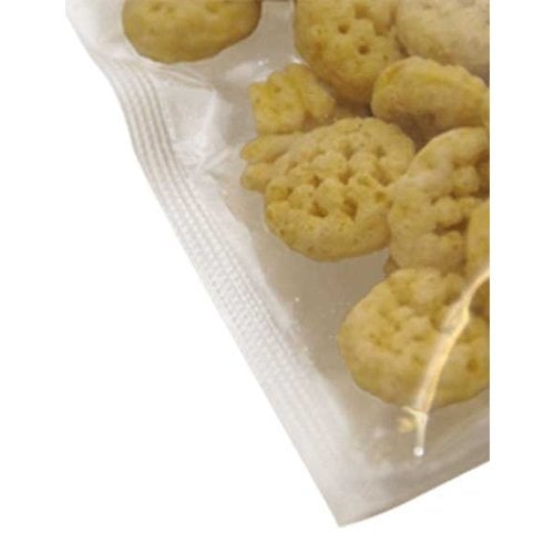 6" x 11" Tamper-Evident Clear Poly Zip Flat Pouches w/ Hang Hole - 1000pk