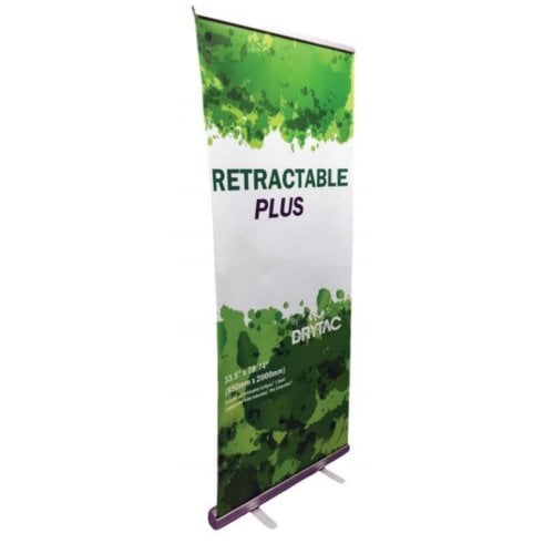 The Retractable Plus 33.5" x 78.74" Roll-Up Banner Stand (Case of 6)