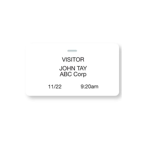 Thermal-Printable Clip-On CARDbadge ID - Blank - 1000pk