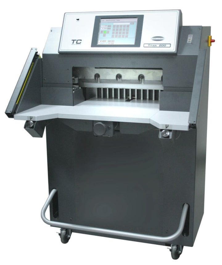 Challenge Titan 200 TC 20" Hydraulic Programmable Cutter with Light Beams and Colored Touch Screen