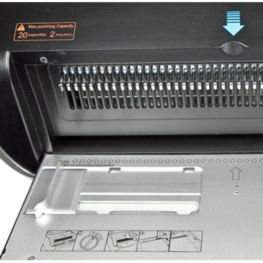 Tamerica OfficePro-46Ei 4:1 Pitch Electric Coil Binding Machine with Foot Pedal