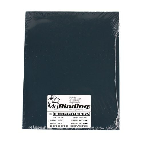 Touche Slate Blue 8.5" x 11" Soft Touch Covers - 100pk