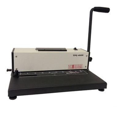 Tamerica TPC-4600 4:1 Coil Punch & Bind Machine with Crimping Pliers