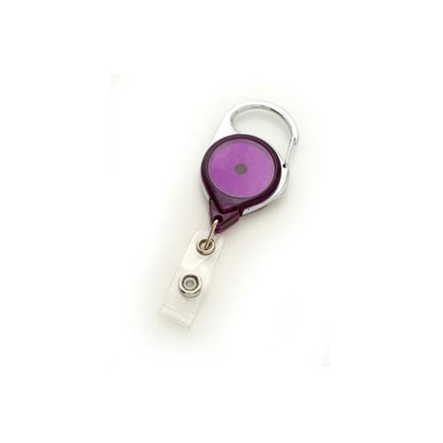 Translucent Carabiner Badge Reel - 25pk