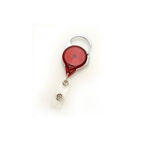 Translucent Carabiner Badge Reel - 25pk