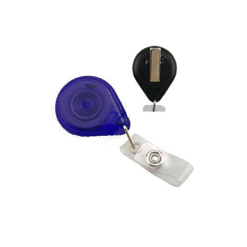 Translucent Premium Twist-Free Badge Reels With Swivel Clips - 25pk
